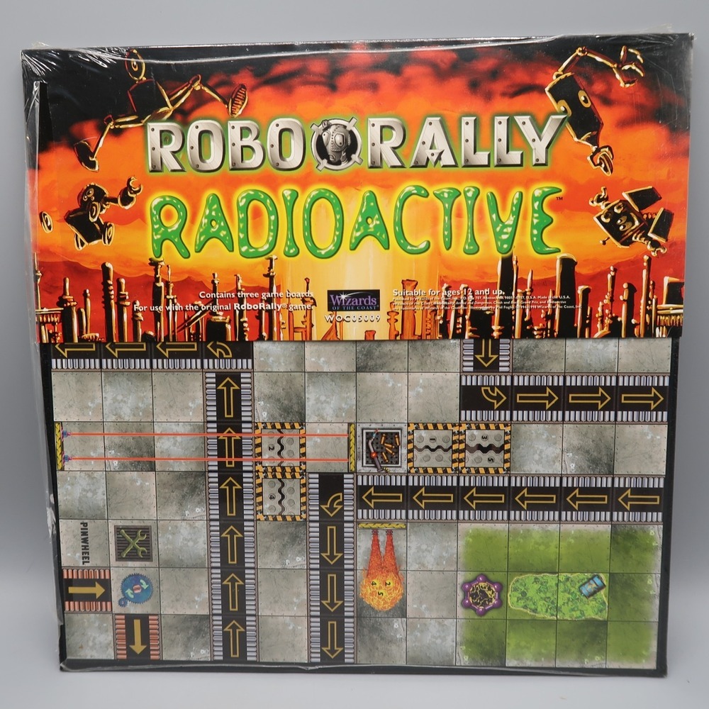 RoboRally Radioactive (1998) Richard Garfield Wizards of the Coast Expansion New